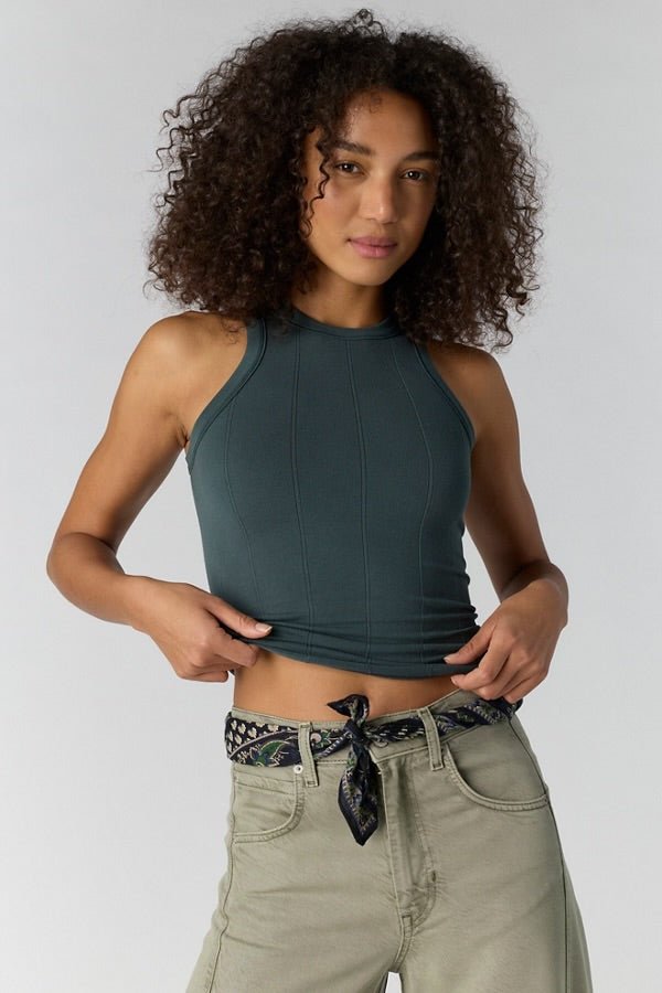 So Soft Seamless Modal Tank - midnight mountain - Blue Sky Fashions & Lingerie