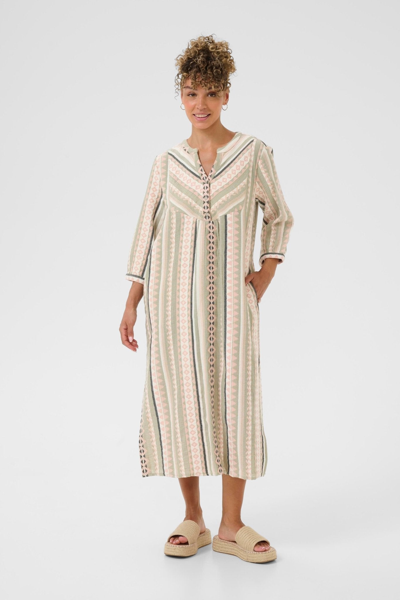 Solo Caftan Dress by Cream - Blue Sky Fashions & Lingerie