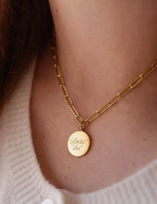 Spirit Led 18k gold plated necklace - Blue Sky Fashions & Lingerie