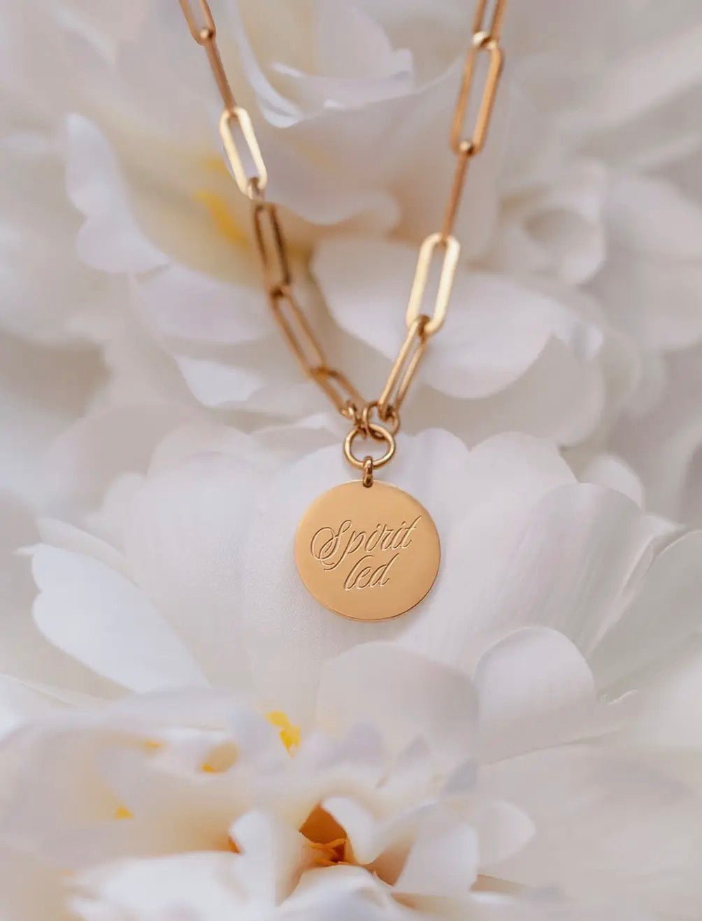 Spirit Led 18k gold plated necklace - Blue Sky Fashions & Lingerie