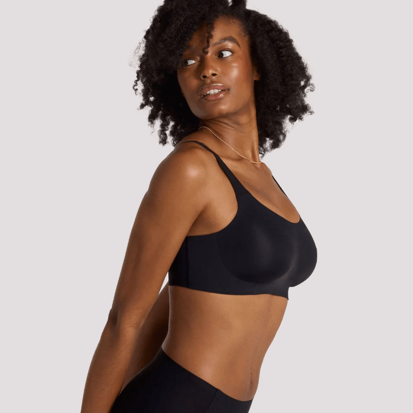 STRUCTURED SCOOP BRA by Evelyn & Bobbie - Black - Blue Sky Fashions & Lingerie