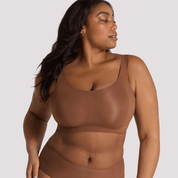 STRUCTURED SCOOP BRA by Evelyn & Bobbie - Clay - Blue Sky Fashions & Lingerie