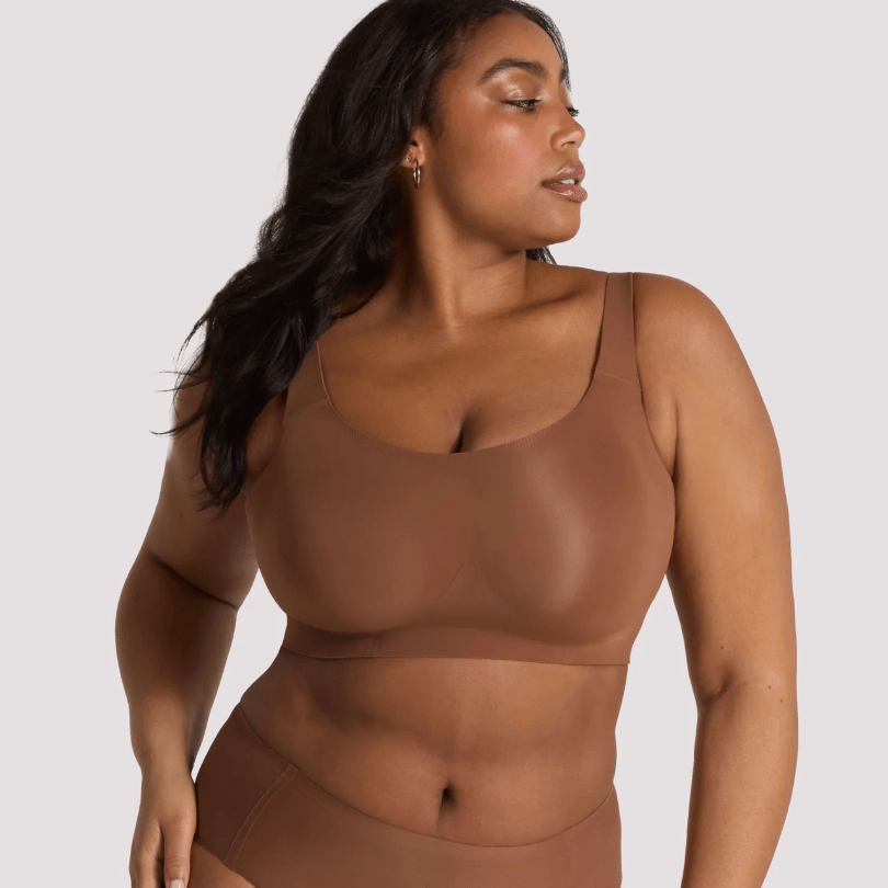 STRUCTURED SCOOP BRA by Evelyn & Bobbie - Clay - Blue Sky Fashions & Lingerie