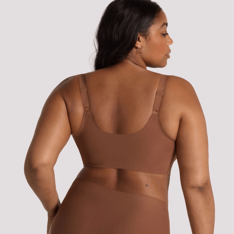 STRUCTURED SCOOP BRA by Evelyn & Bobbie - Clay - Blue Sky Fashions & Lingerie