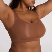 STRUCTURED SCOOP BRA by Evelyn & Bobbie - Clay - Blue Sky Fashions & Lingerie