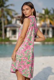 Sun-Cool Clubhouse Dress - tropical print - Blue Sky Fashions & Lingerie