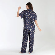 Sunday Rest Short Sleeve PJ Set In Nova Butterflies - Blue Sky Fashions & Lingerie