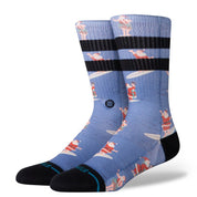 Surfing Santa Crew Socks - Blue Sky Fashions & Lingerie