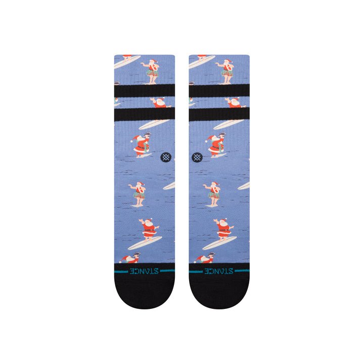 Surfing Santa Crew Socks - Blue Sky Fashions & Lingerie