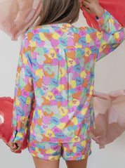 Sweetheart Candy 2 Piece Pyjama Set - Blue Sky Fashions & Lingerie