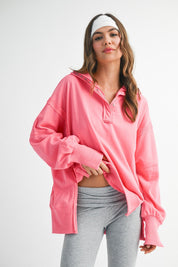 Tamika Sweatshirt - Flamingo - Blue Sky Fashions & Lingerie