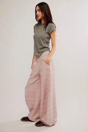 Tegan Barrel Trousers - Pale Mauve - Blue Sky Fashions & Lingerie