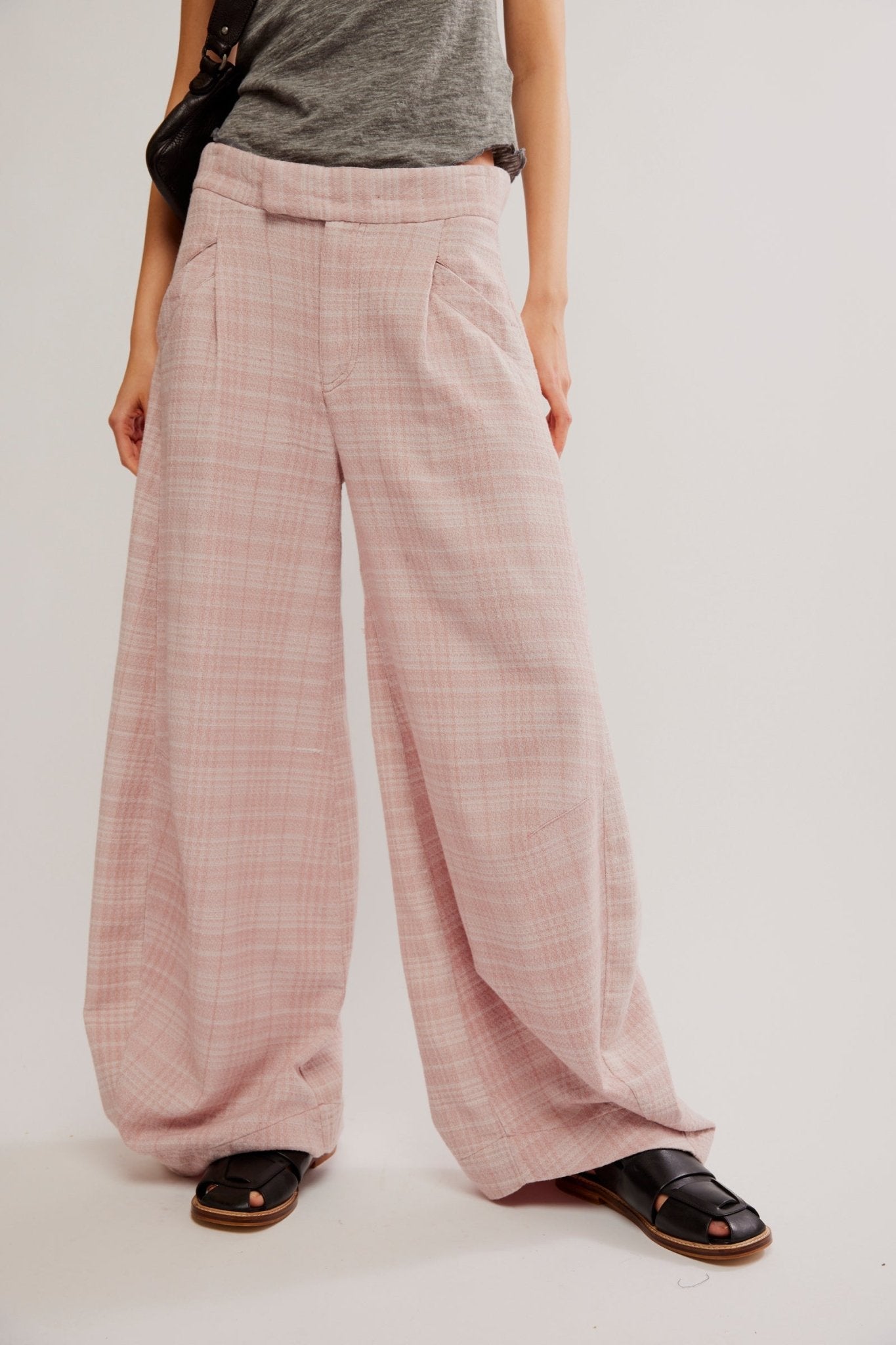 Tegan Barrel Trousers - Pale Mauve - Blue Sky Fashions & Lingerie