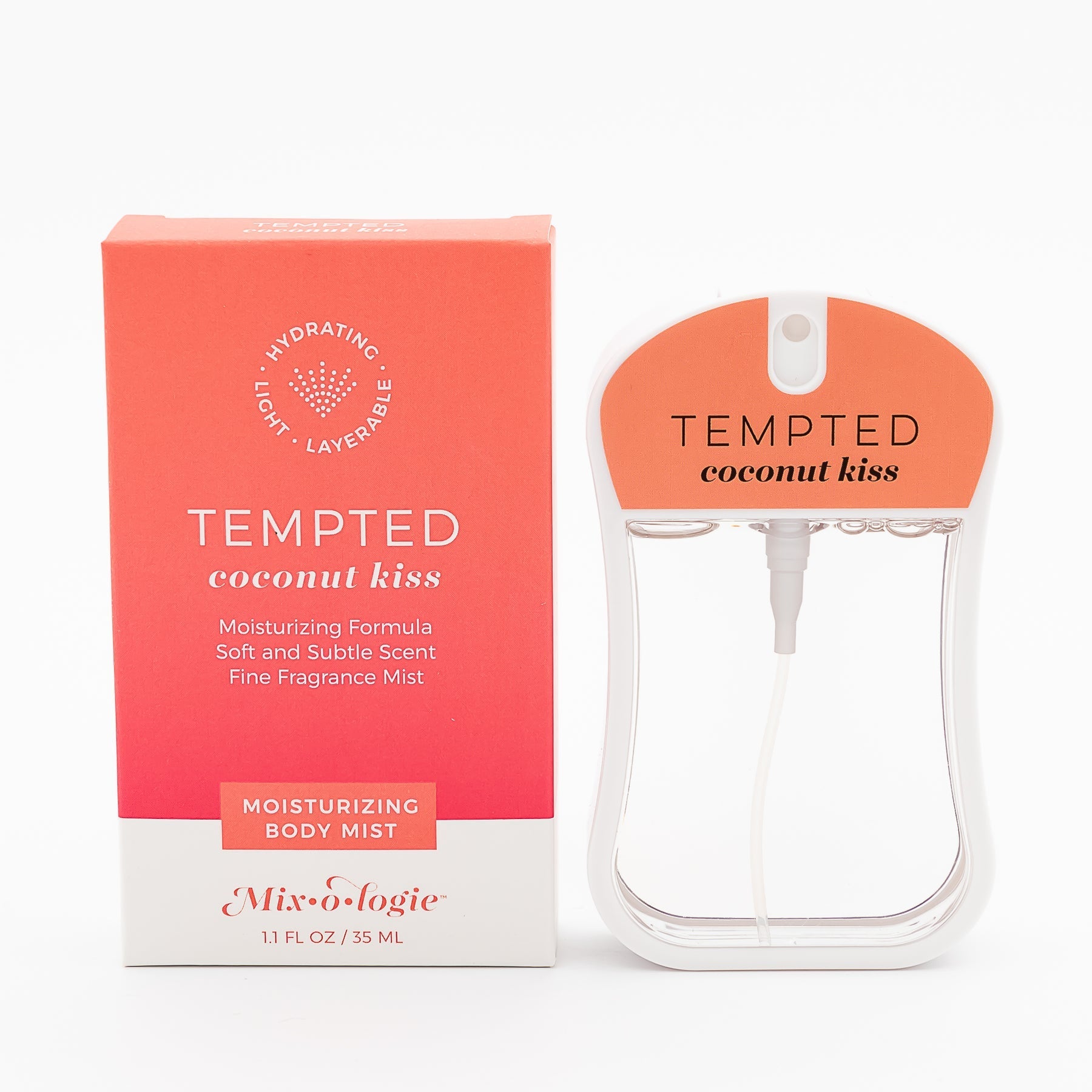 TEMPTED (COCONUT KISS) | MOISTURIZING BODY MIST - Blue Sky Fashions & Lingerie