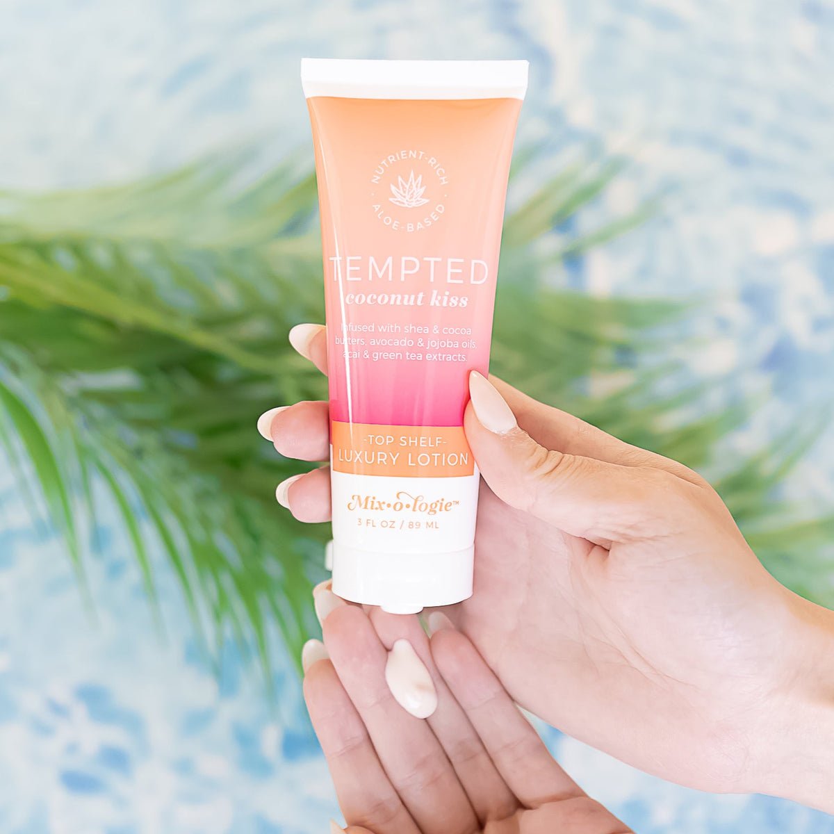 TEMPTED (COCONUT KISS) | TOP SHELF LOTION (3 FL. OZ) - Blue Sky Fashions & Lingerie