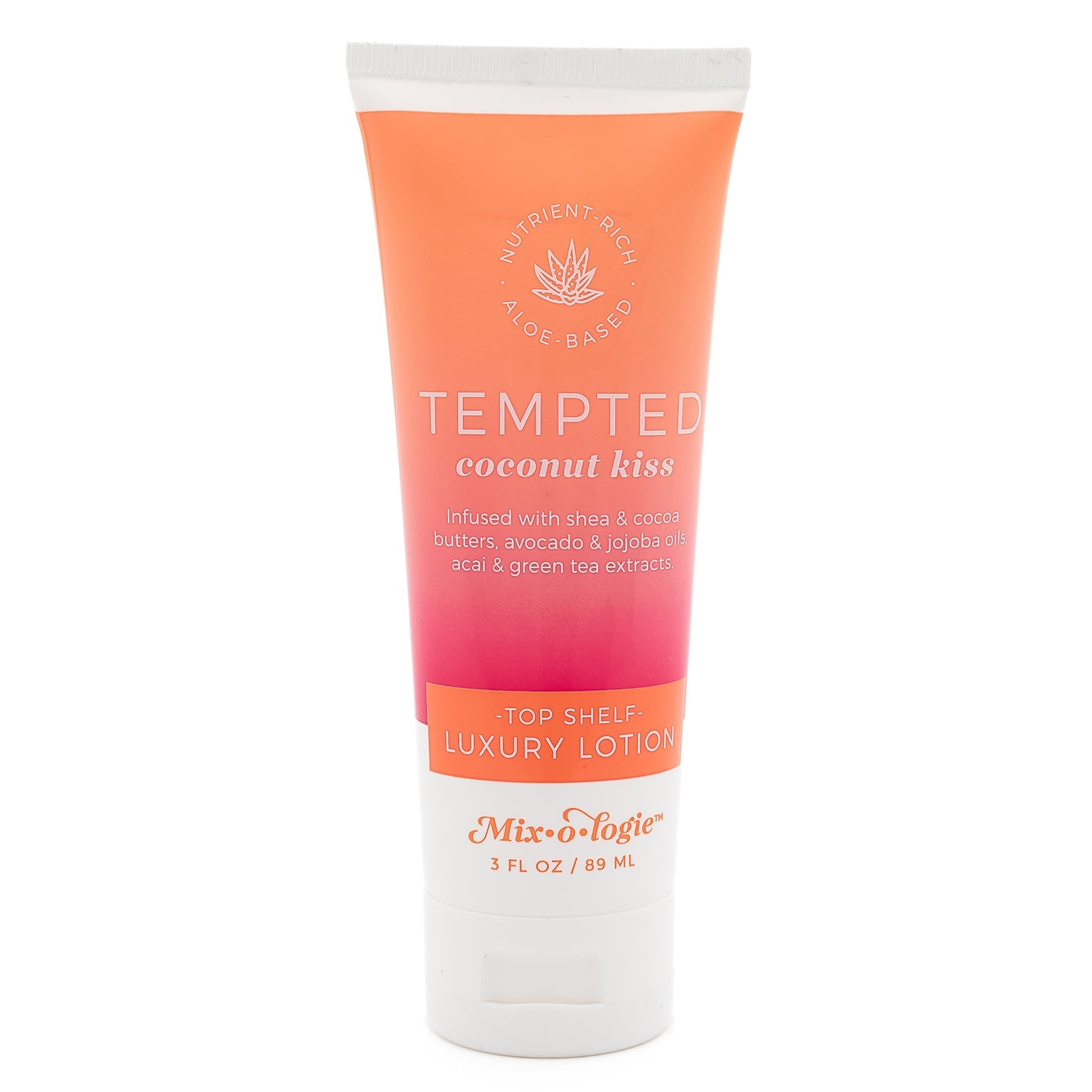 TEMPTED (COCONUT KISS) | TOP SHELF LOTION (3 FL. OZ) - Blue Sky Fashions & Lingerie