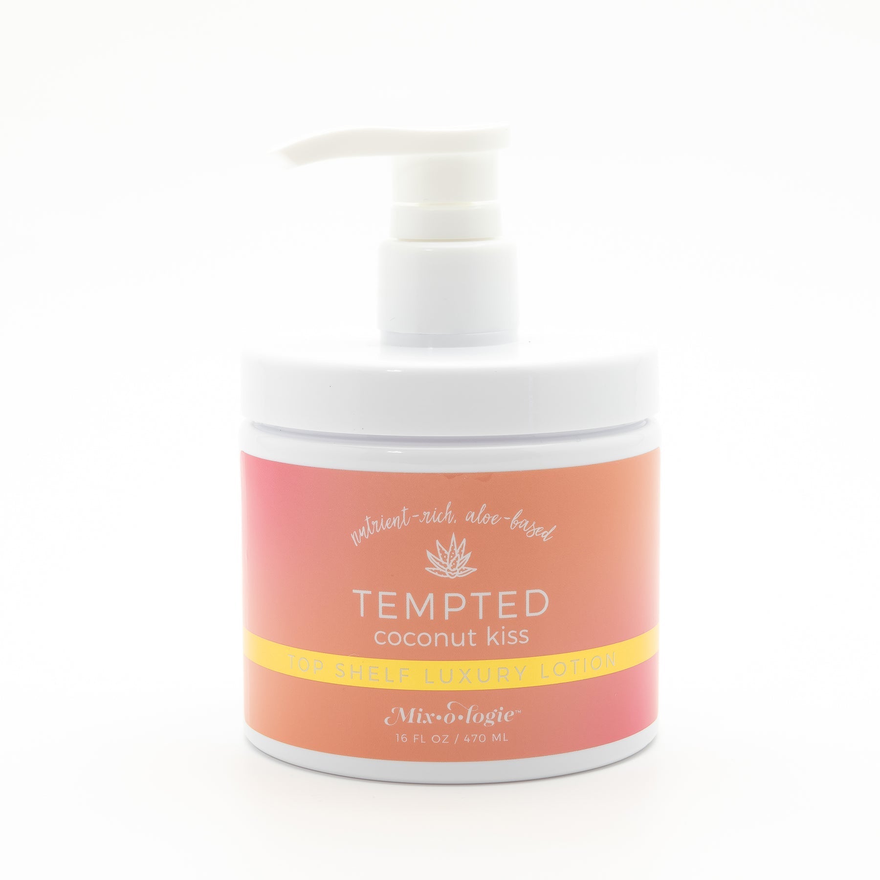 TEMPTED (COCONUT KISS) TOP SHELF LUXURY LOTION (16 FL. OZ. TUB) - Blue Sky Fashions & Lingerie