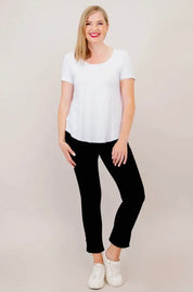 Tessa Tee, Snow White, Bamboo - Blue Sky Fashions & Lingerie