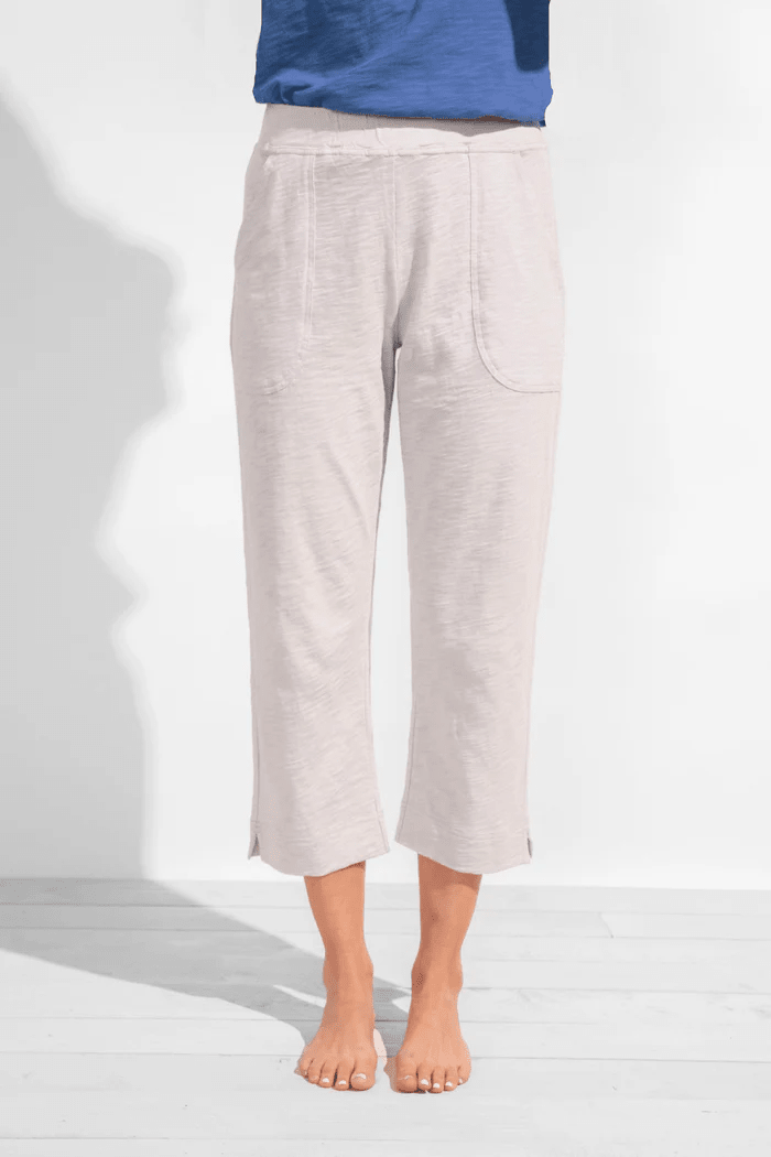 Textured Peruvian Cotton On The Go Capri in Dune E60005S6 - Blue Sky Fashions & Lingerie