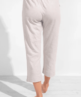 Textured Peruvian Cotton On The Go Capri in Dune E60005S6 - Blue Sky Fashions & Lingerie