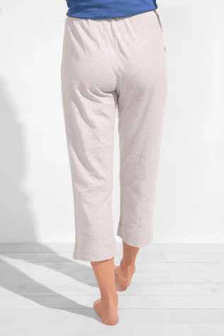 Textured Peruvian Cotton On The Go Capri in Dune E60005S6 - Blue Sky Fashions & Lingerie