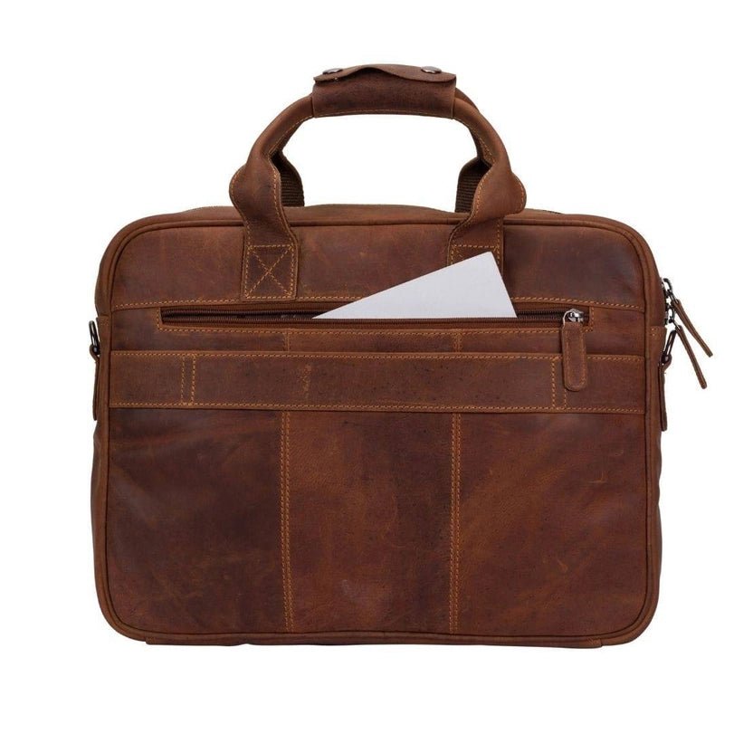 The Apollo Briefcase - Brown - Blue Sky Fashions & Lingerie