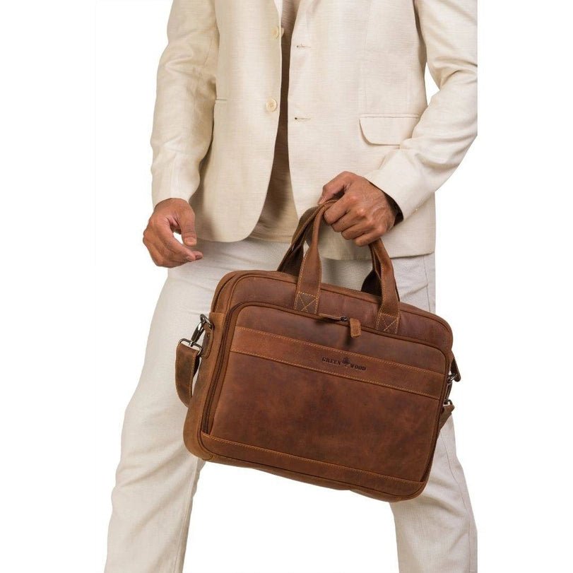 The Apollo Briefcase - Brown - Blue Sky Fashions & Lingerie