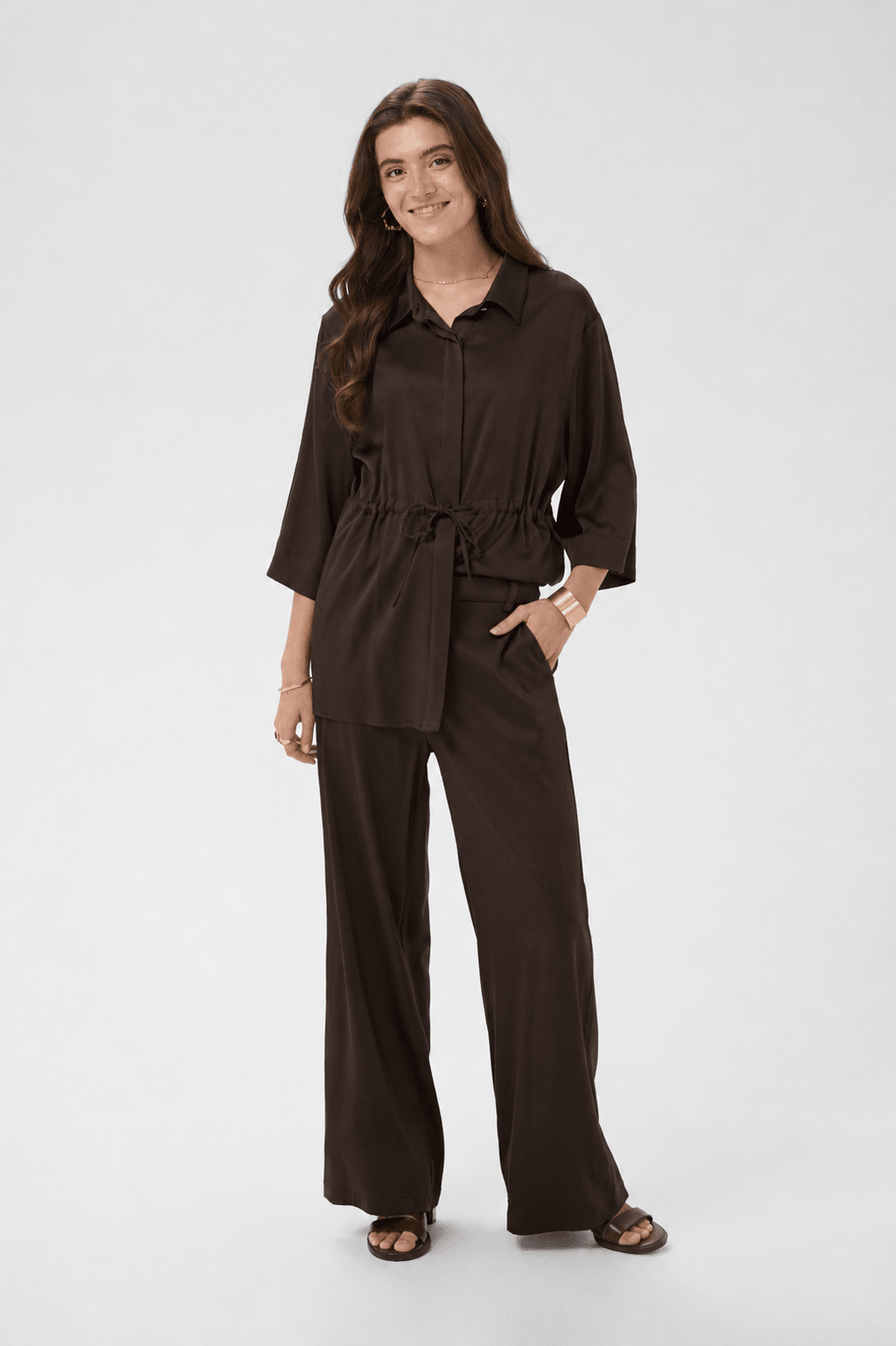Thelma Pant by Cream - Java - Blue Sky Fashions & Lingerie