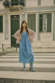 Tiah Smocked Dress by Cream - Riviera Blue - Blue Sky Fashions & Lingerie