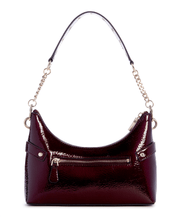 Trissa top zip shoulder bag by Guess - burgundy - Blue Sky Fashions & Lingerie