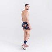 Ultra Super Soft Boxer Brief with fly - Hawaiian pizza navy - Blue Sky Fashions & Lingerie