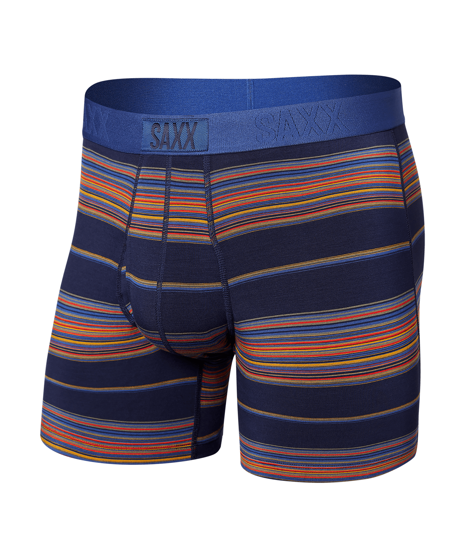 Ultra Super Soft Boxer Brief with fly - Horizon Stripe - Blue Sky Fashions & Lingerie