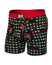 Ultra Super Soft Boxer Brief with fly - Sleigh Invaders - Blue Sky Fashions & Lingerie