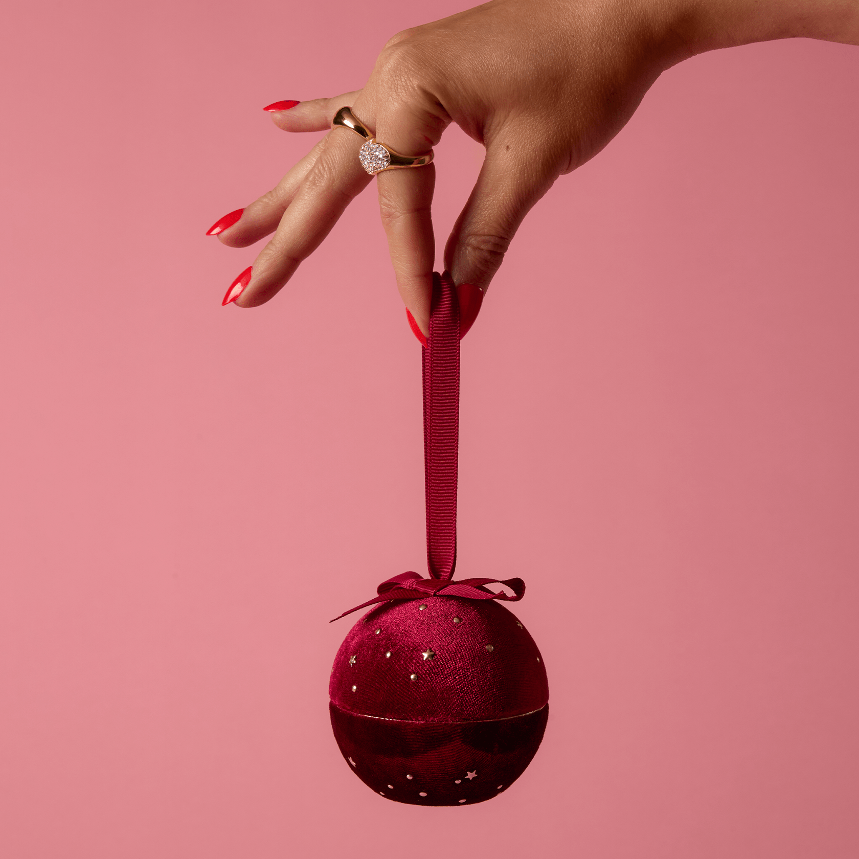 VELVET ORNAMENT GIFT PACKAGE - RED - Blue Sky Fashions & Lingerie