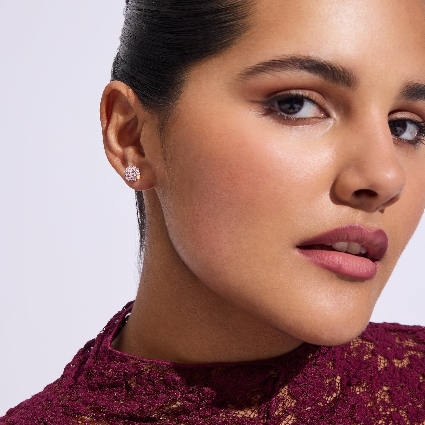 VENETIAN BLUSH ALWAYS ON SPARKLE HOOPS AND STUDS GIFT SET - Blue Sky Fashions & Lingerie