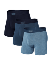 Vibe Super Soft Boxer Brief 3 pack - stone/dark denim/maritime - Blue Sky Fashions & Lingerie