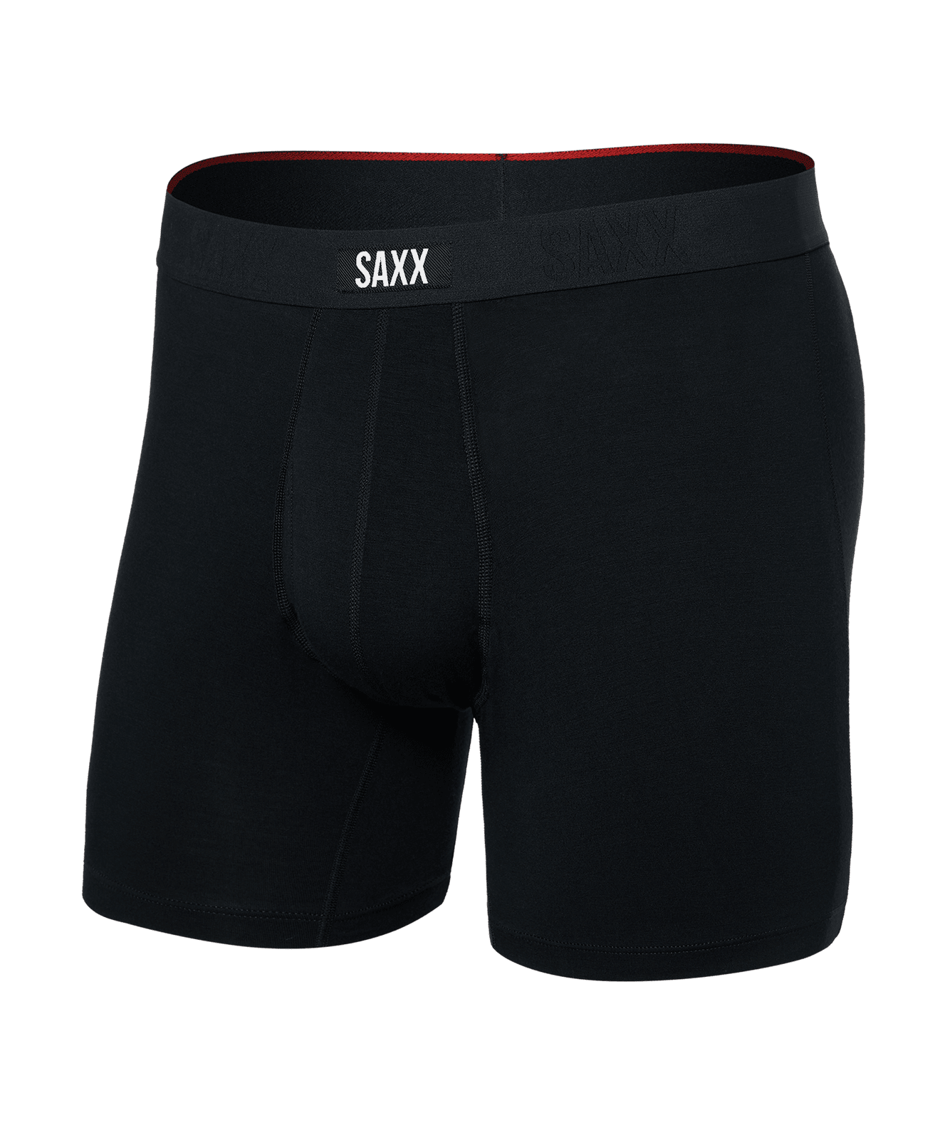 Vibe Xtra Soft Comfort Soft Comfort Boxer Brief 6" - Black - Blue Sky Fashions & Lingerie