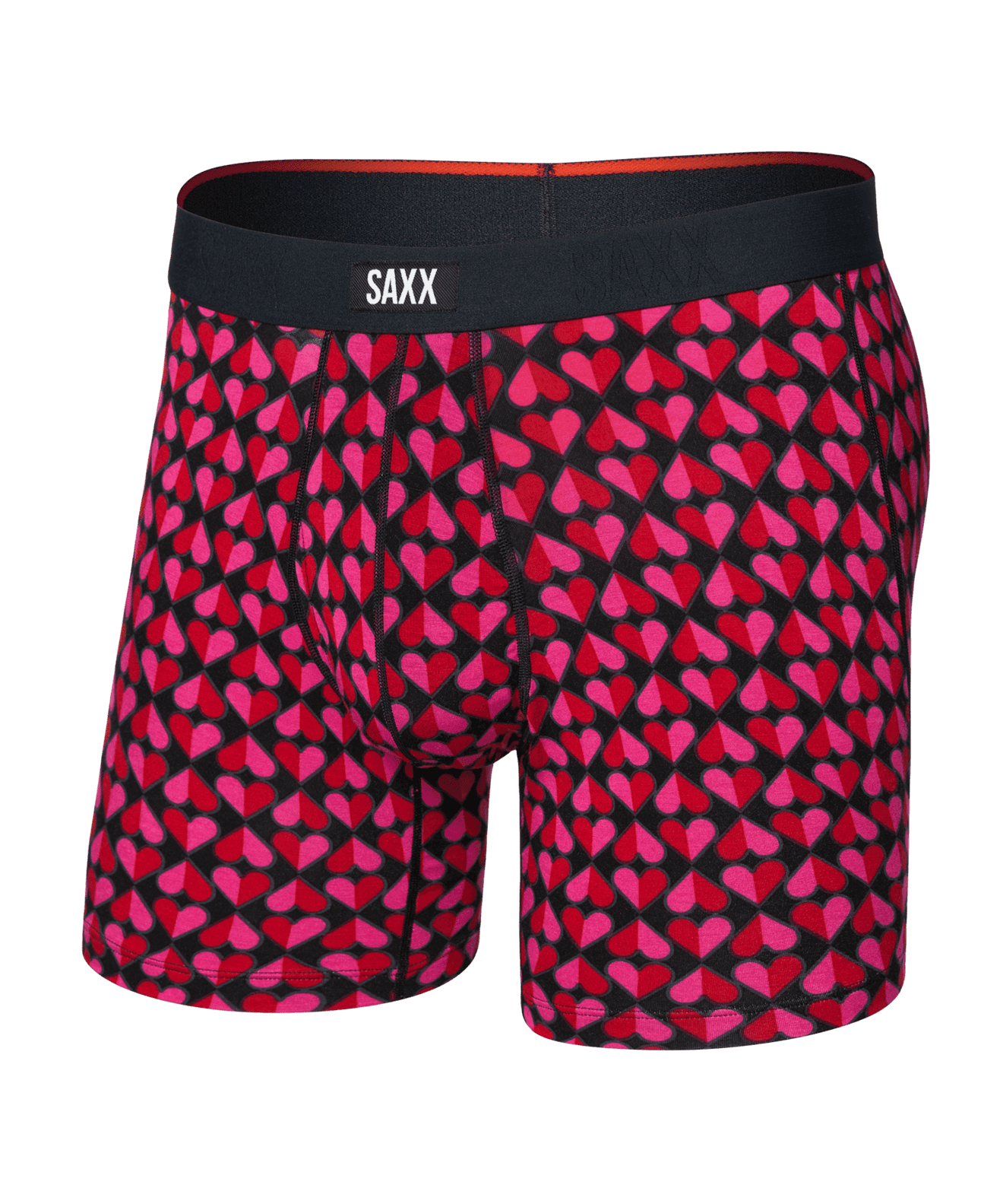 Vibe Xtra Soft Comfort Soft Comfort Boxer Brief 6" - Love check - Blue Sky Fashions & Lingerie