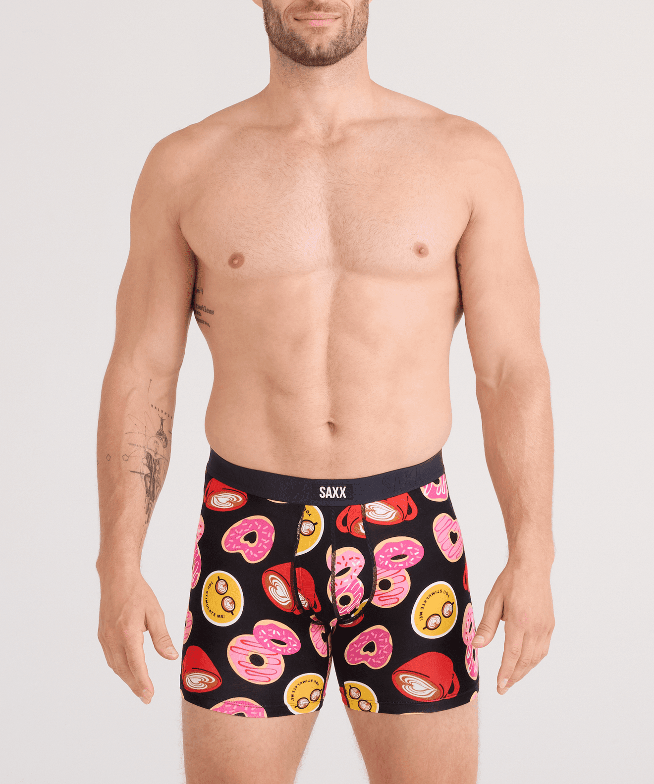 Vibe Xtra Soft Comfort Soft Comfort Boxer Brief 6" - Love story - Blue Sky Fashions & Lingerie