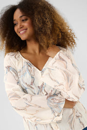 Vilma shirt - blue horse - Blue Sky Fashions & Lingerie