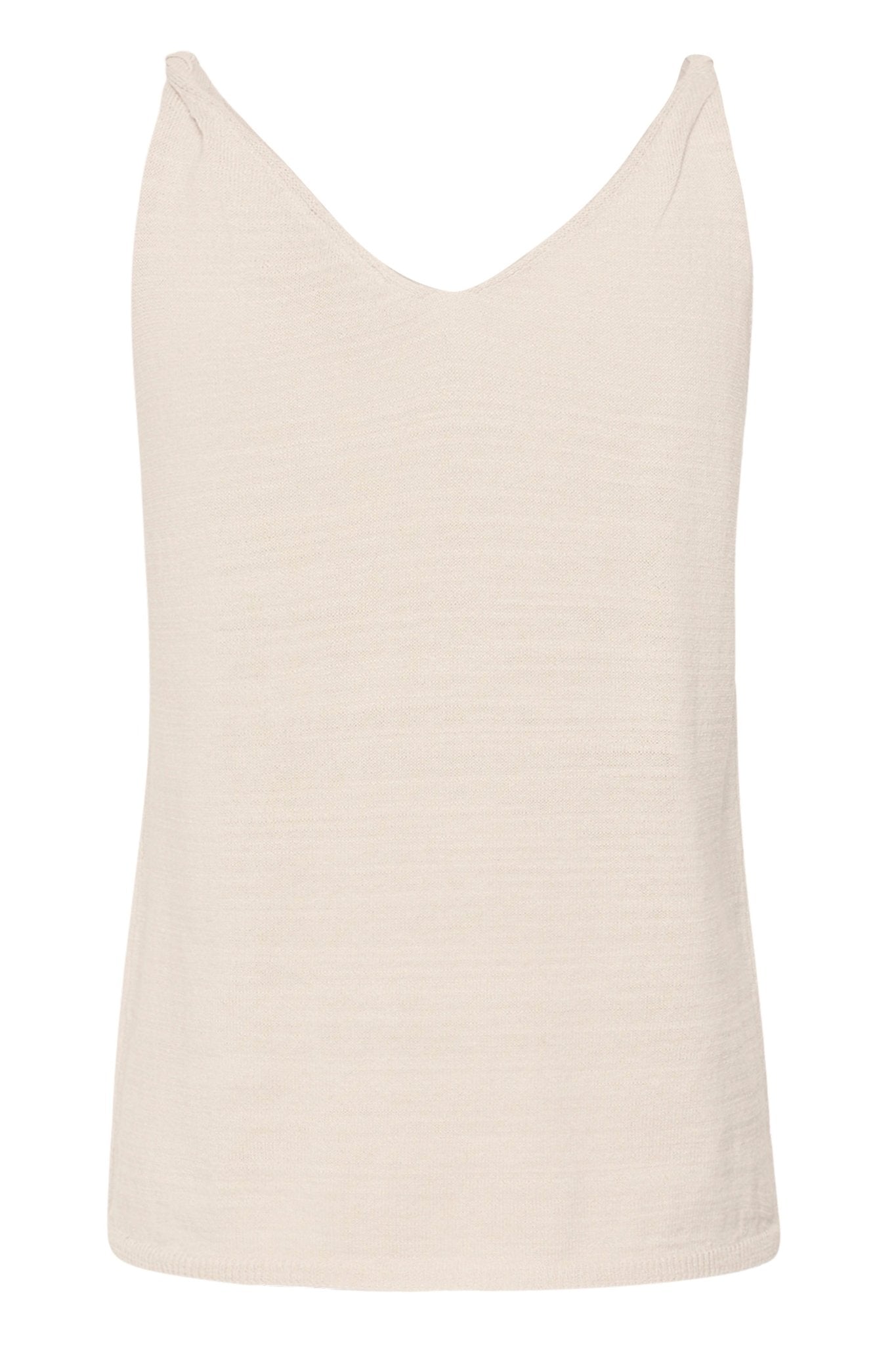 Visa linen cotton knit tank by Cream - Blue Sky Fashions & Lingerie