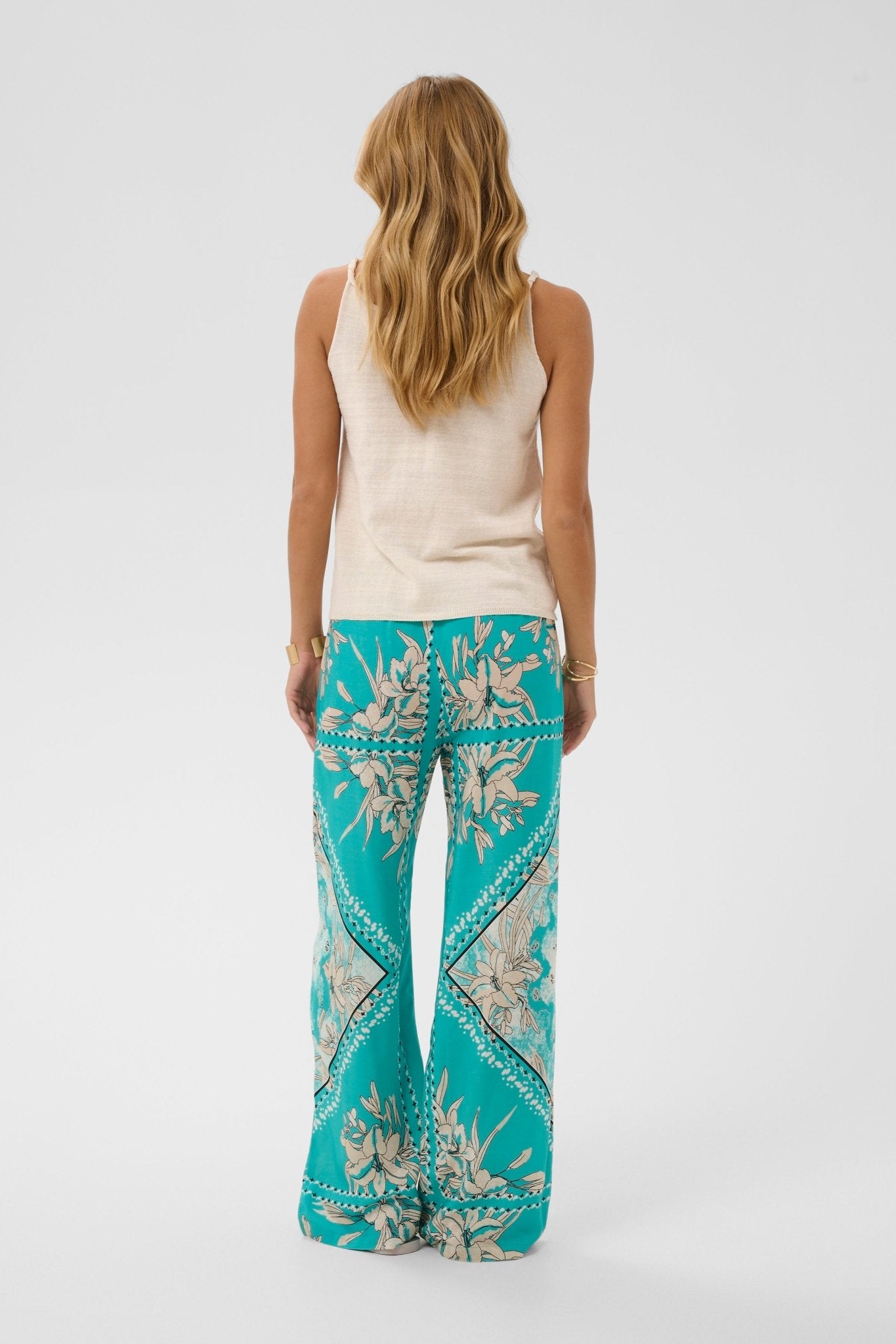 Visa linen cotton knit tank by Cream - Blue Sky Fashions & Lingerie
