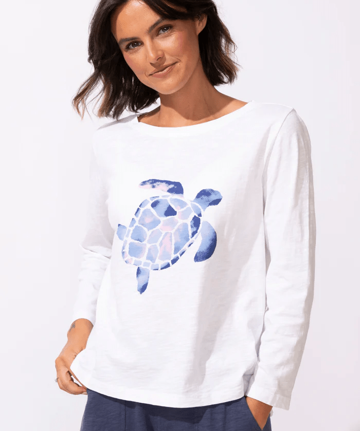 Watercolor Turtle Tee - Blue Sky Fashions & Lingerie
