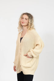 WAVERLY CARDIGAN IN OAT BEIGE - Blue Sky Fashions & Lingerie