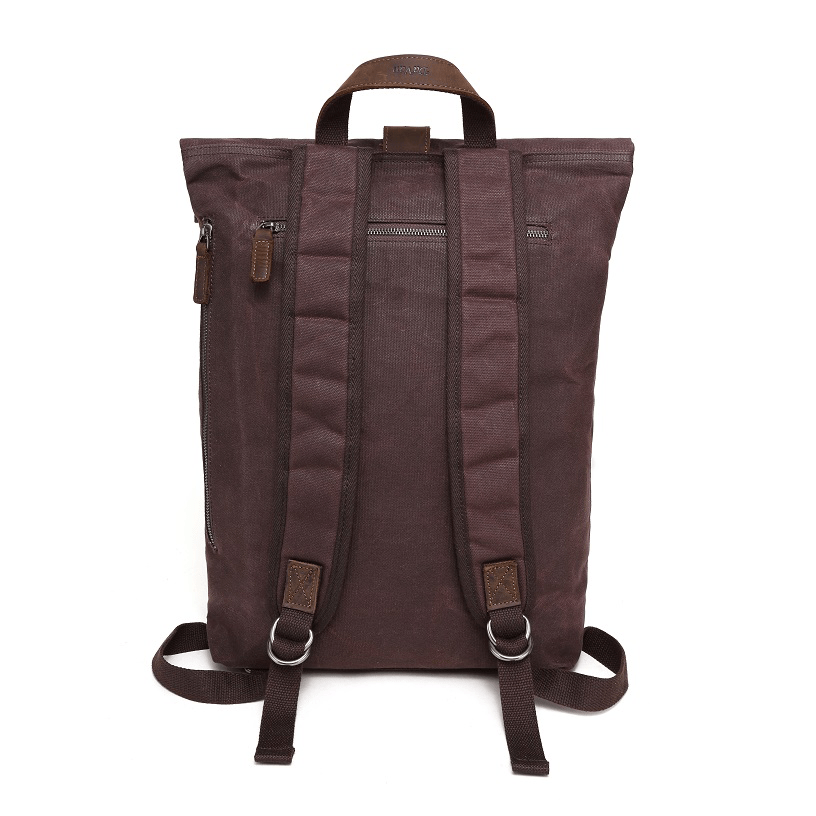 Waxed Canvas Backpack BB 543W Green - Blue Sky Fashions & Lingerie