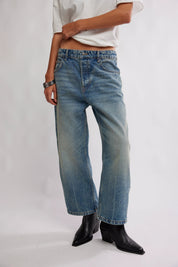 We The Free Deep Trance Dropped Boyfriend Jeans - From Beyond - Blue Sky Fashions & Lingerie