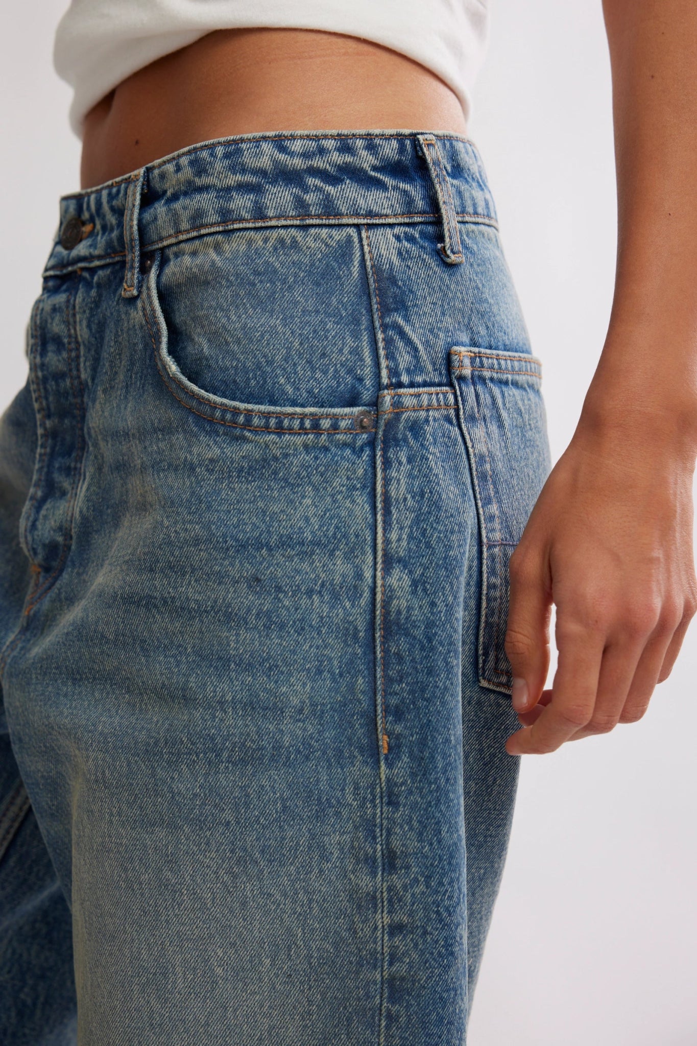 We The Free Deep Trance Dropped Boyfriend Jeans - From Beyond - Blue Sky Fashions & Lingerie