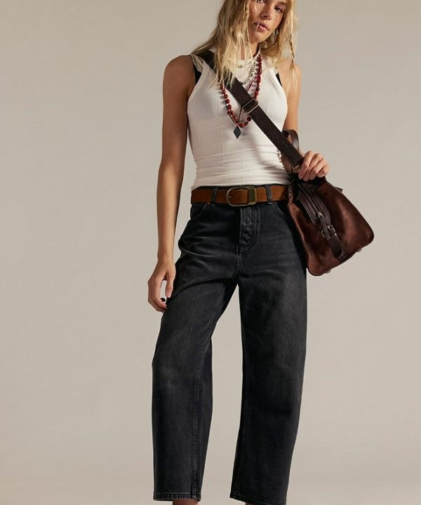 We The Free Deep Trance Dropped Boyfriend Jeans - Hypnosis - Blue Sky Fashions & Lingerie