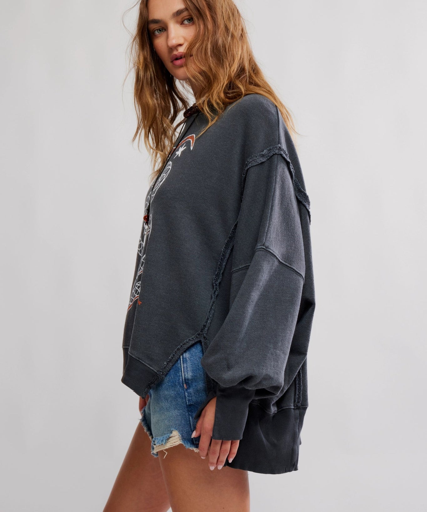 We The Free Graphic Camden Pullover - Snake - Blue Sky Fashions & Lingerie