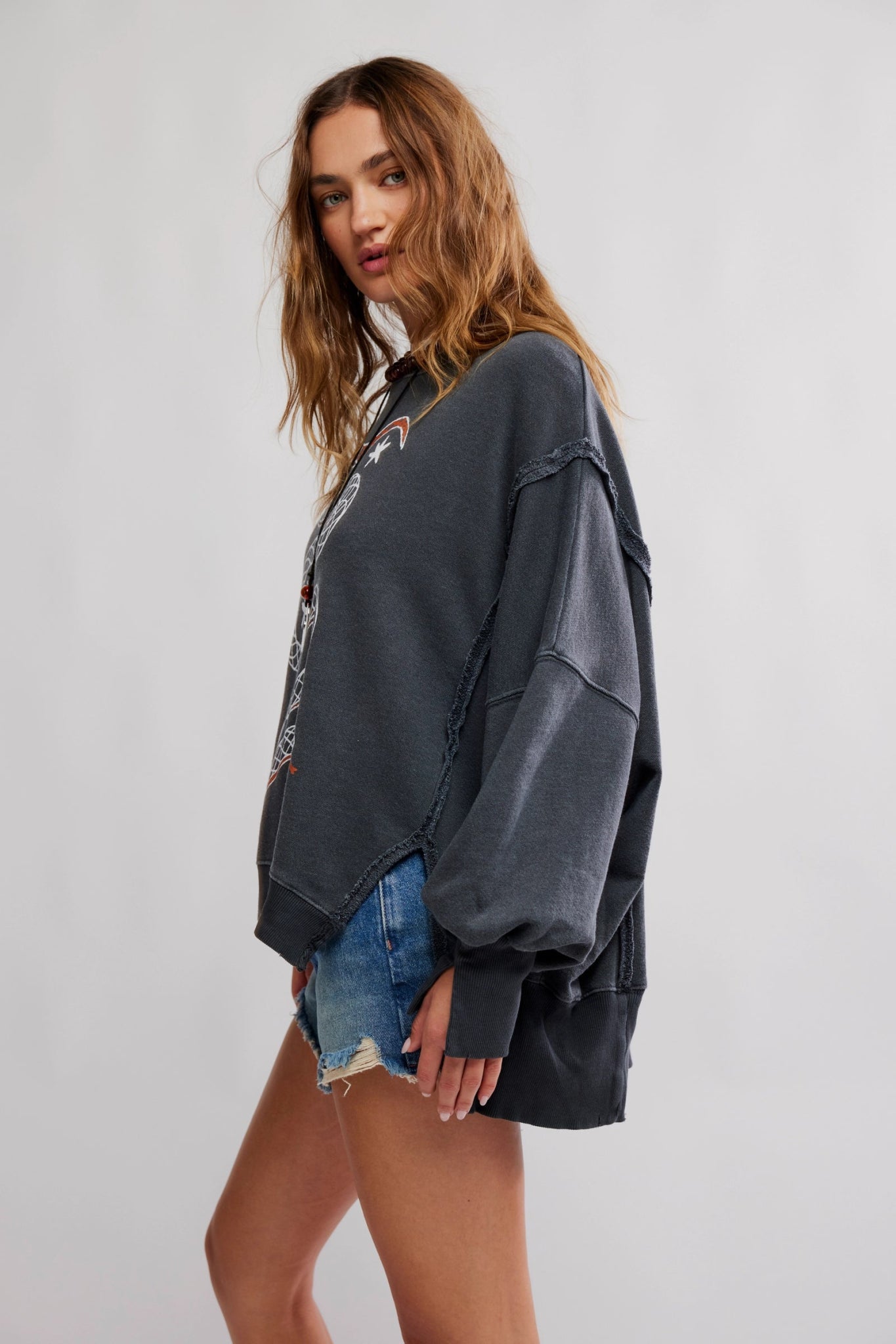 We The Free Graphic Camden Pullover - Snake - Blue Sky Fashions & Lingerie